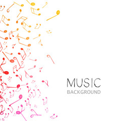 Vector Illustration of an Abstract Music Design