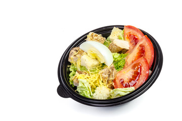 Caesar salad isolated