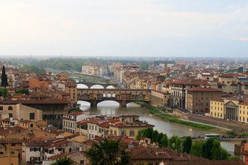 Naklejka premium Panorama Florencji