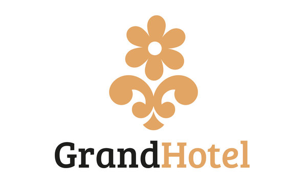 Grand Hotel. Vector abstract