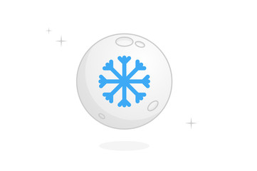 The moon vector illustration