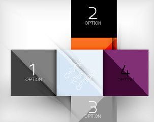 Vector square abstract background