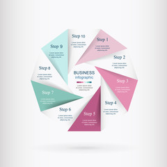 Vector infographic template