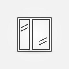 Window icon or line logo