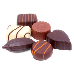 Obraz na płótnie Canvas Chocolats - Pralines