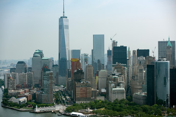 new york manhattan aerial view