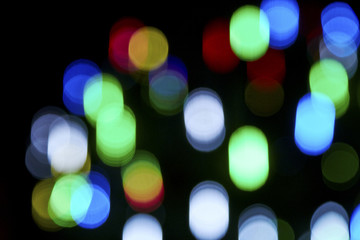 Lights blurred bokeh