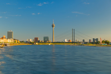 Obraz premium Dusseldorf in a summer day