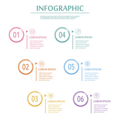 elegant infographic template