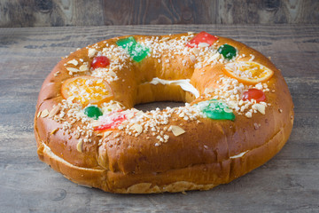 Roscón de Reyes. 