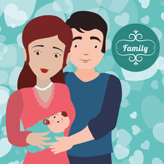 Fototapeta premium Family and roles design 