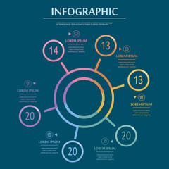 elegant infographic template