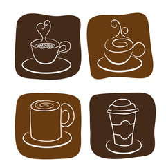 Cofee icons design 