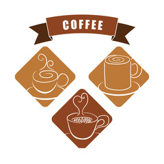 Cofee icons design 