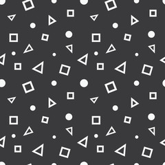 Seamless Geometric Elements Pattern
