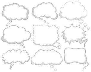 Different design of dream bubbles