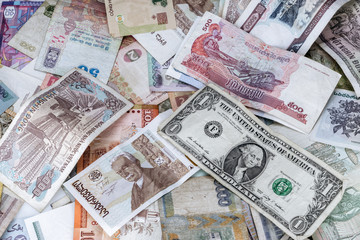 Background of banknotes