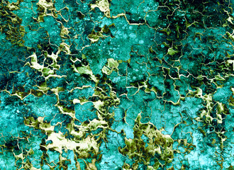 Abstract Backgrounds color collage with spots and desert crackle.