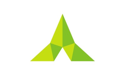  3D trianggle design logo