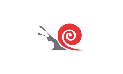  abstract snail design logo