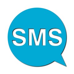 Speech Bubble sms with shadow