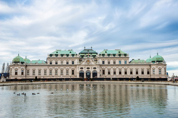 Palace Belvedere in Vienna, Austria