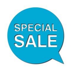 Speech Bubble special sale with shadow