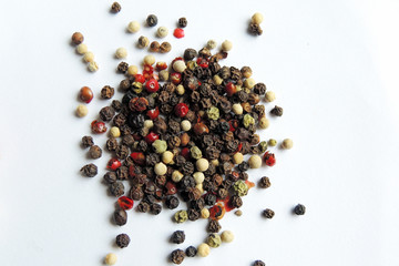A mixture of pepper