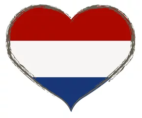 Fotobehang Nederland Heart © cevahir87