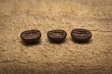 Kaffeebohnen freigestellte