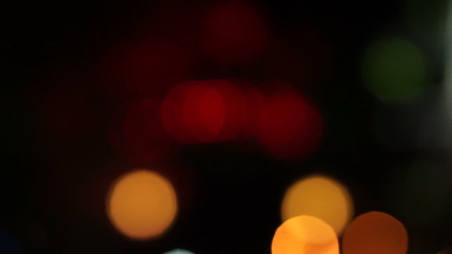 Red and Gold blur light bokeh background