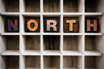 North Concept Wooden Letterpress Type in Drawer