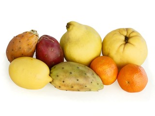 various fruits