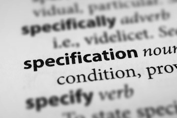 Specification
