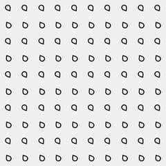 Pattern drops monochrome minimalistic shapes
