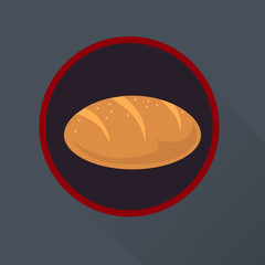 Fresh bread icon