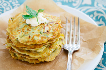 Zucchini fritters