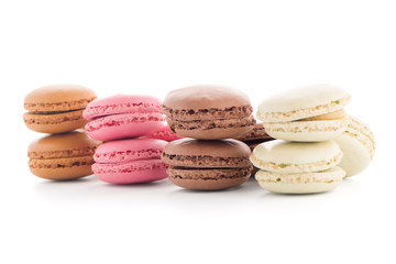 Colorful French Macarons
