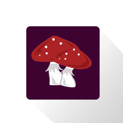 Amanita mushroom icon