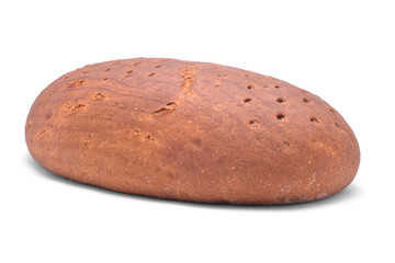 german baked bread isolated