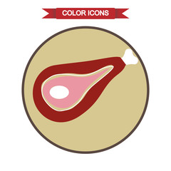 A piece of meat icon