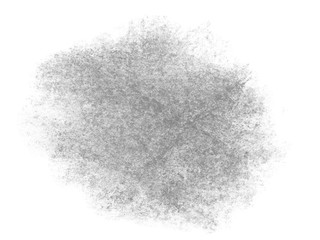 Black watercolor hand painted brush strokes isolated on white background, grunge paper texture, (with clipping path)