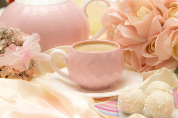 Romantisches Kaffeeset