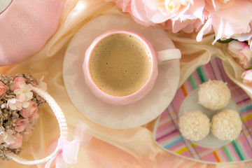 Romantisches Kaffeeset