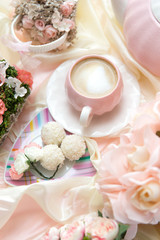 Romantisches Kaffeeset