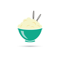 Mashed potatoes icon