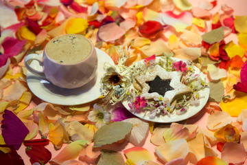 Romantisches Kaffeeset