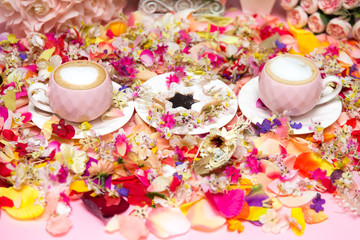 Romantisches Kaffeeset