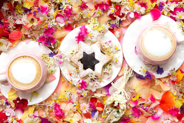 Romantisches Kaffeeset