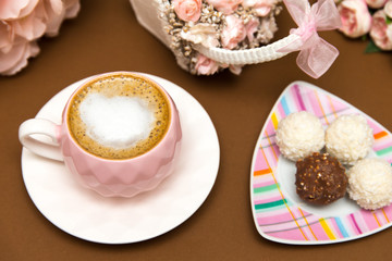 Romantisches Kaffeeset